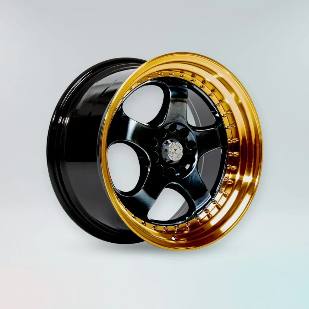 D-002 Svart-kobber | Felgsett 18×10.5 (5×114/5×120)